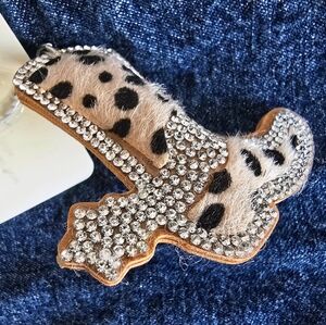 Cato Cowgirl Faux Cowhide Rhinrstone Accessorie Nickle Free